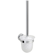 Bemeta Obla Ершик для унитаза подвесной со стеклянной матовой колбой, цвет: хром 165113012
