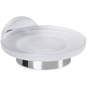 Bemeta Obla Мыльница со стеклянной матовой чашей, подвесная, цвет: хром 165108042