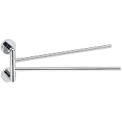 Bemeta Obla Полотенцедержатель двойной 45,5 см, подвесной, цвет: хром 165204102