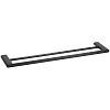 Bemeta Organic Black Полотенцедержатель 64 см, подвесной, цвет: черный матовый 167104050