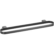 Bemeta Organic Black Полотенцедержатель 50 см, подвесной, цвет: черный матовый 167104400