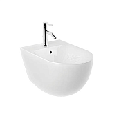 Kludi Resa D Биде подвесное 38x52 см с 1 отверстием под смеситель и переливом, цвет: белый 24BIW0143