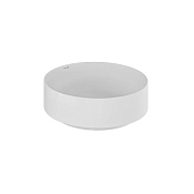 Kludi Resa R Раковина-чаша d40x14h см, без перелива, с донным клапаном, цвет: белый 58CW1053