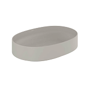 Kludi Resa O Раковина-чаша 60x40x14h см, без перелива, с донным клапаном, цвет: светло-серый 58CW20O2