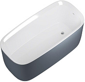 Allen Brau Infinity Акриловая ванна 170x78 см, цвет: белый/синий 2.21003.20/BGM