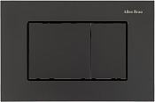 Allen Brau Evo S Клавиша смыва 24,5x2,8x16,2h см, цвет: черный матовый 9.2EV01.31