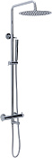 Allen Brau Priority Душевая стойка: термостат, ручной душ, шланг, верхний душ 30 см, цвет: хром 5.31T10-00