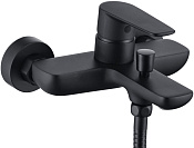Allen Brau Eclipse Смеситель для ванны, с дивертором, излив 16,9 см, цвет: черный матовый 5.E1A03-31