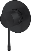 Allen Brau Priority Смеситель для душа, на 1 потребитель, с внутренней частью, цвет: черный матовый 5.31C12-31