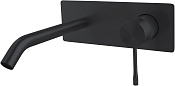 Allen Brau Priority Смеситель для раковины встр., с внутр. частью, излив 20,3 см, цвет: черный мат 5.31D03-31