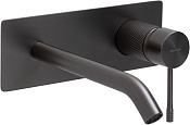 Allen Brau Priority Смеситель для раковины встр., с внутр. частью, излив 20,3 см, цвет: графит браш 5.31D03-MG
