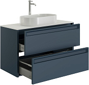 Allen Brau Fantasy 2.0 Тумба под раковину, подвесная 100x46x62h см, цвет: синий матовый 1.11003.BGM 2.0