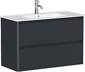 Allen Brau Gravity Тумба под раковину, подвесная 99x45x63,5h см, цвет: антрацит матовый 1.370010.AM