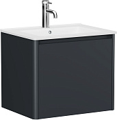 Allen Brau Gravity Тумба под раковину, подвесная 60x45,6x50h см, цвет: антрацит матовый 1.370012.AM