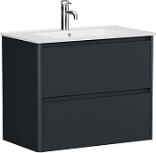 Allen Brau Gravity Тумба под раковину, подвесная 79x45x63,5h см, цвет: антрацит матовый 1.370009.AM