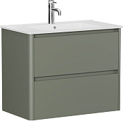 Allen Brau Gravity Тумба под раковину, подвесная 79x45x63,5h см, цвет: олива матовый 1.370009.CGM