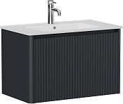 Allen Brau Gravity Тумба под раковину, подвесная 79x45x50h см, цвет: антрацит матовый 1.370017.AM