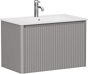 Allen Brau Gravity Тумба под раковину, подвесная 79x45x50h см, цвет: платина матовый 1.370017.PGM