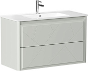 Allen Brau Paris Тумба под раковину, подвесная 99x46x60h см, цвет: папирус матовый 1.360002.PWM