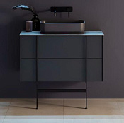 Allen Brau Reality Тумба под раковину, подвесная 120x46,2x50h см, цвет: антрацит матовый 1.32008.AM