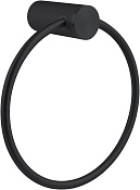 Allen Brau Priority Полотенцедержатель кольцевой подвесной d18,5 см, цвет: черный матовый 6.31C14-31
