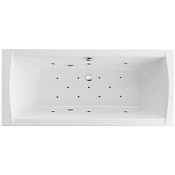 Excellent Aquaria Lux Ванна гидромассажная Relax 180x80 см, акрил, цвет: белый глянец, фурнит. хром WAEX.AQU18.RELAX.CR