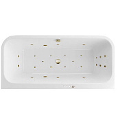 Excellent Arana Ванна гидромассажная Ultra 180x85 см, акрил, цвет: белый глянцевый, фурнитура бронза WAEX.ARA18.ULTRA.BR
