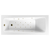 Excellent Ava Ванна гидромассажная Relax 170x70 см, акрил, цвет: белый глянцевый, фурнитура бронза WAEX.AVA17.RELAX.BR