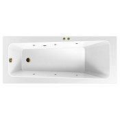 Excellent Ava Ванна гидромассажная Soft 170x70 см, акрил, цвет: белый глянцевый, фурнитура бронза WAEX.AVA17.SOFT.BR