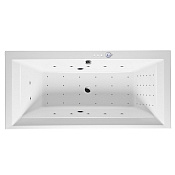 Excellent Crown Grand Ванна гидромассажная Nano 190x90 см, акрил, цвет: белый глянец, фурнитура хром WAEX.CRG19.NANO.CR