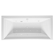 Excellent Crown Grand Ванна гидромассажная Relax 190x90 см, акрил, цвет: белый глянец, фурнит. белый WAEX.CRG19.RELAX.WH