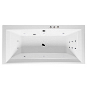 Excellent Crown Grand Ванна гидромассажная Smart 190x90 см, акрил, цвет: белый глянец, фурнит. хром WAEX.CRG19.SMART.CR