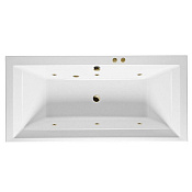 Excellent Crown Grand Ванна гидромассажная Soft 190x90 см, акрил, цвет: белый глянец, фурнит. бронза WAEX.CRG19.SOFT.BR