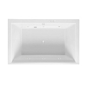 Excellent Crown Lux Ванна гидромассажная Soft 190x120 см, акрил, цвет: белый глянец, фурнитура белый WAEX.CRO19.SOFT.WH