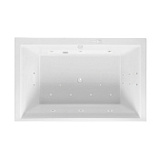 Excellent Crown Lux Ванна гидромассажная Ultra 190x120 см, акрил, цвет: белый глянец, фурнит. белый WAEX.CRO19.ULTRA.WH