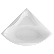 Excellent Glamour Ванна гидромассажная Line 150x150 см, акрил, цвет: белый глянец, фурнитура белый WAEX.GLA15.LINE.WH