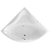 Excellent Glamour Ванна гидромассажная Nano 150x150 см, акрил, цвет: белый глянцевый, фурнитура хром WAEX.GLA15.NANO.CR