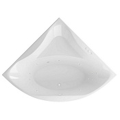 Excellent Glamour Ванна гидромассажная Smart 150x150 см, акрил, цвет: белый глянец, фурнитура белый WAEX.GLA15.SMART.WH