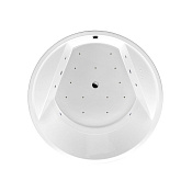 Excellent Great Arc Ванна гидромассажная Relax 160x160 см, акрил, цвет: белый глянец, фурнитура хром WAEX.GRE16.RELAX.CR