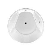 Excellent Great Arc Ванна гидромассажная Soft 160x160 см, акрил, цвет: белый глянец, фурнитура хром WAEX.GRE16.SOFT.CR