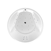 Excellent Great Arc Ванна гидромассажная Ultra 160x160 см, акрил, цвет: белый глянец, фурнитура хром WAEX.GRE16.ULTRA.CR