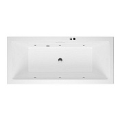 Excellent Heaven Slim Ванна гидромассажная Soft 180x80 см, акрил, цвет: белый глянец, фурнитура хром WAEX.HEV18S.SOFT.CR