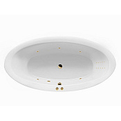 Excellent Lumina Ванна гидромассажная Line Nano 190x95 см, акрил, цвет: белый глянец, фурнит. золото WAEX.LUM19.LINENANO.GL