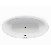 Excellent Lumina Ванна гидромассажная Soft 190x95 см, акрил, цвет: белый глянцевый, фурнитура золото WAEX.LUM19.SOFT.GL