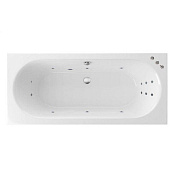 Excellent Oceana Ванна гидромассажная Smart 160x75 см, акрил, цвет: белый глянцевый, фурнитура хром WAEX.OCE16.SMART.CR