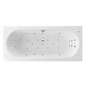 Excellent Oceana Ванна гидромассажная Ultra 180x80 см, акрил, цвет: белый глянцевый, фурнитура хром WAEX.OCE18.ULTRA.CR