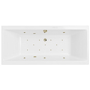 Excellent Pryzmat Ванна гидромассажная Relax 170x75 см, акрил, цвет: белый глянец, фурнитура бронза WAEX.PRY17.RELAX.BR