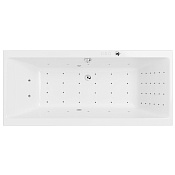 Excellent Pryzmat Ванна гидромассажная Nano 190x90 см, акрил, цвет: белый глянцевый, фурнитура хром WAEX.PRY19.NANO.CR