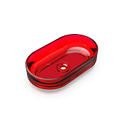 Knief Раковина чаша из полимера 55х32х14h см, без перелива, цвет: rubin 70203040