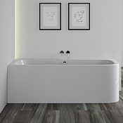 Knief Pure Ванна из Acrylic угловая 180х80 см, цвет: белый глянцевый 0100-248